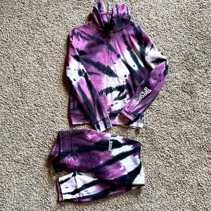 PINK Tye-dye Sweatsuit